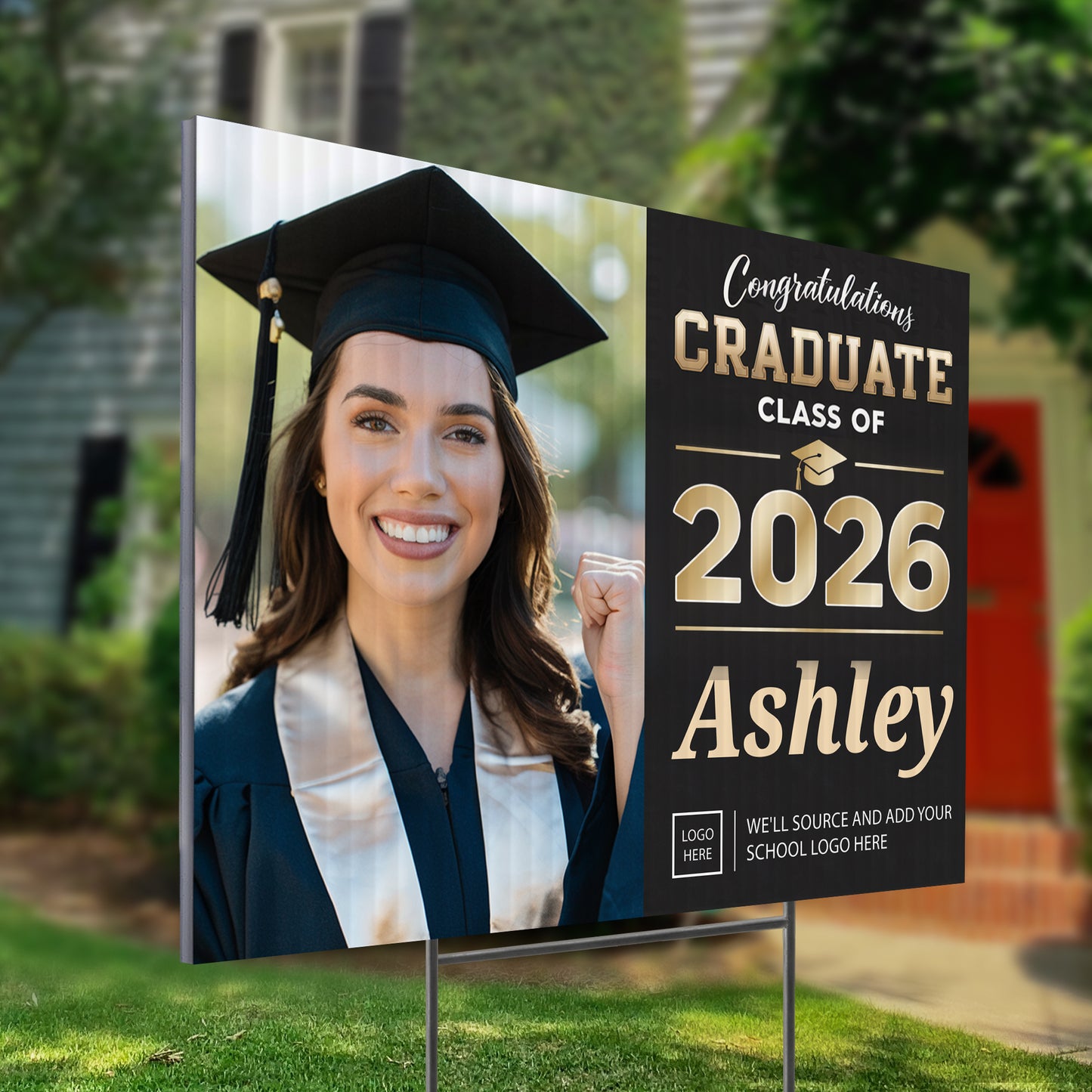 Personalized Graduation Yard Sign Design 3