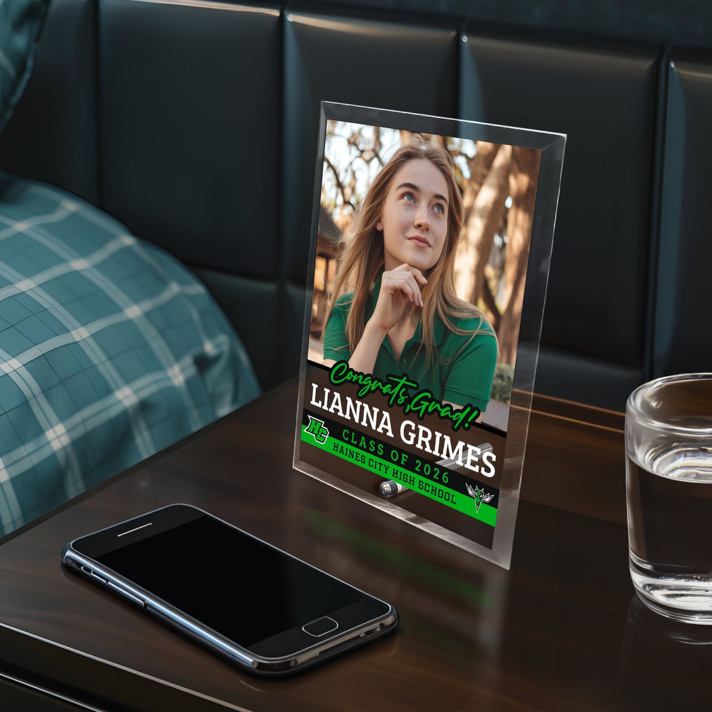 Haines City Senior High School Glass Plaque Design 2