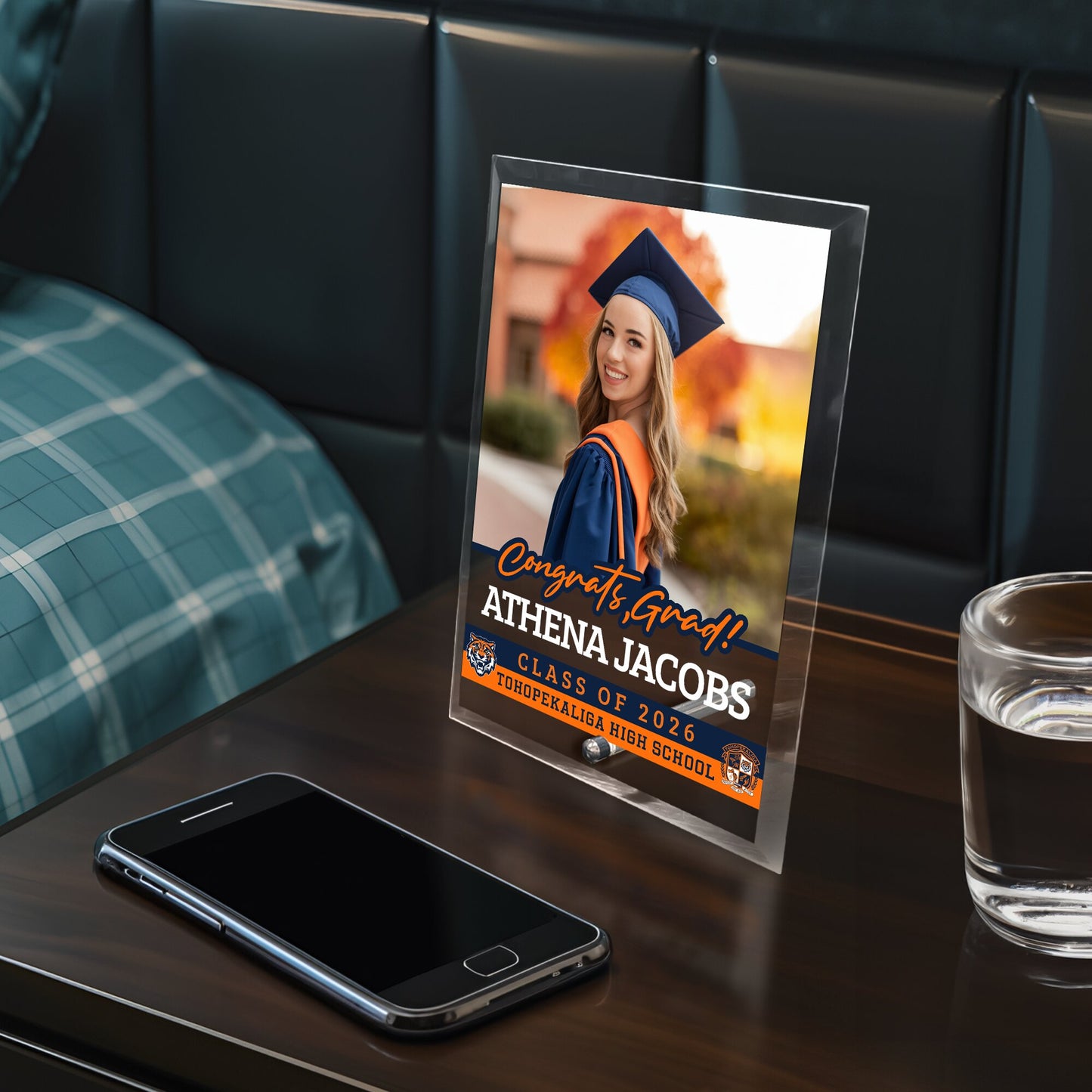 Tohopekaliga High School Glass Plaque Design 2