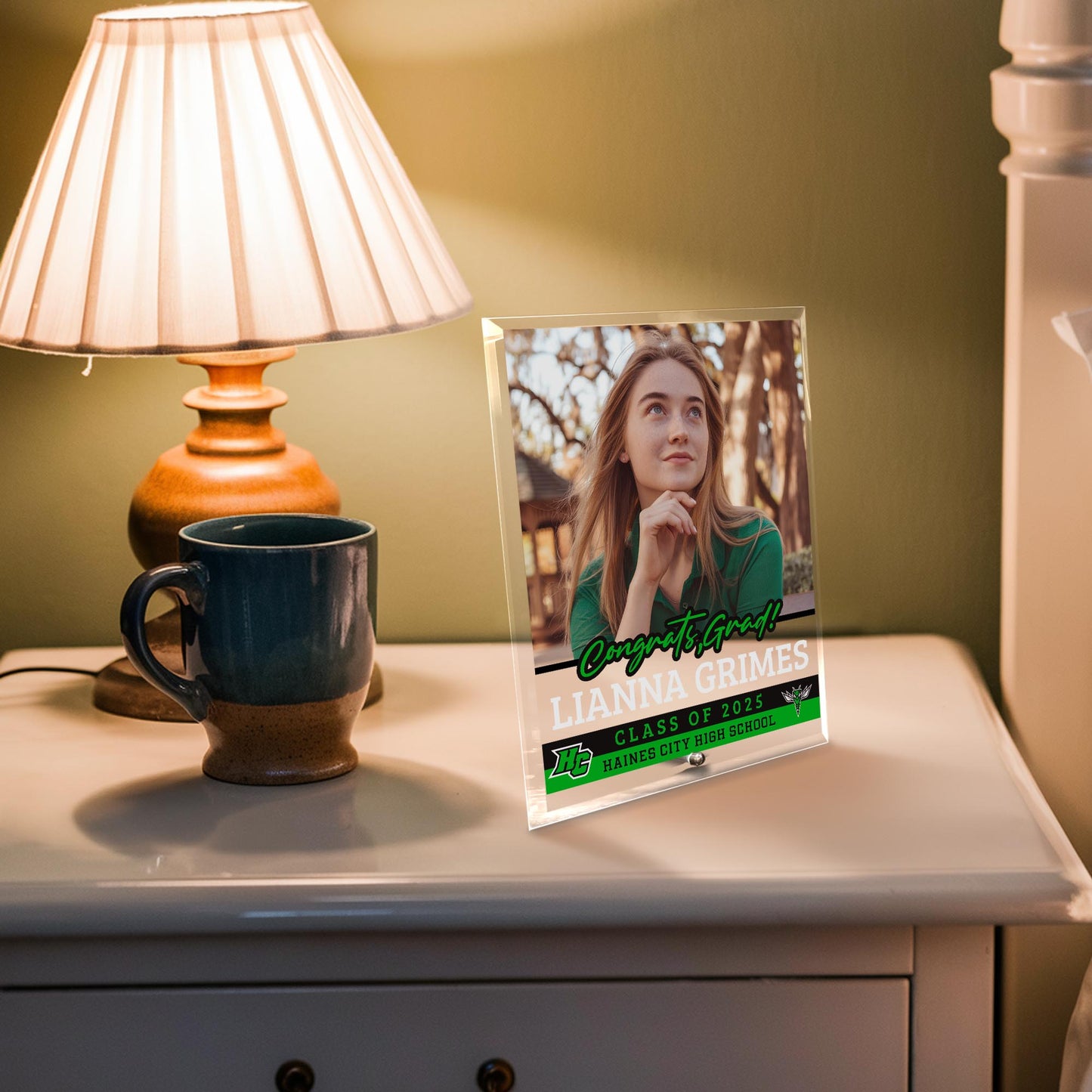 Haines City Senior High School Glass Plaque Design 2