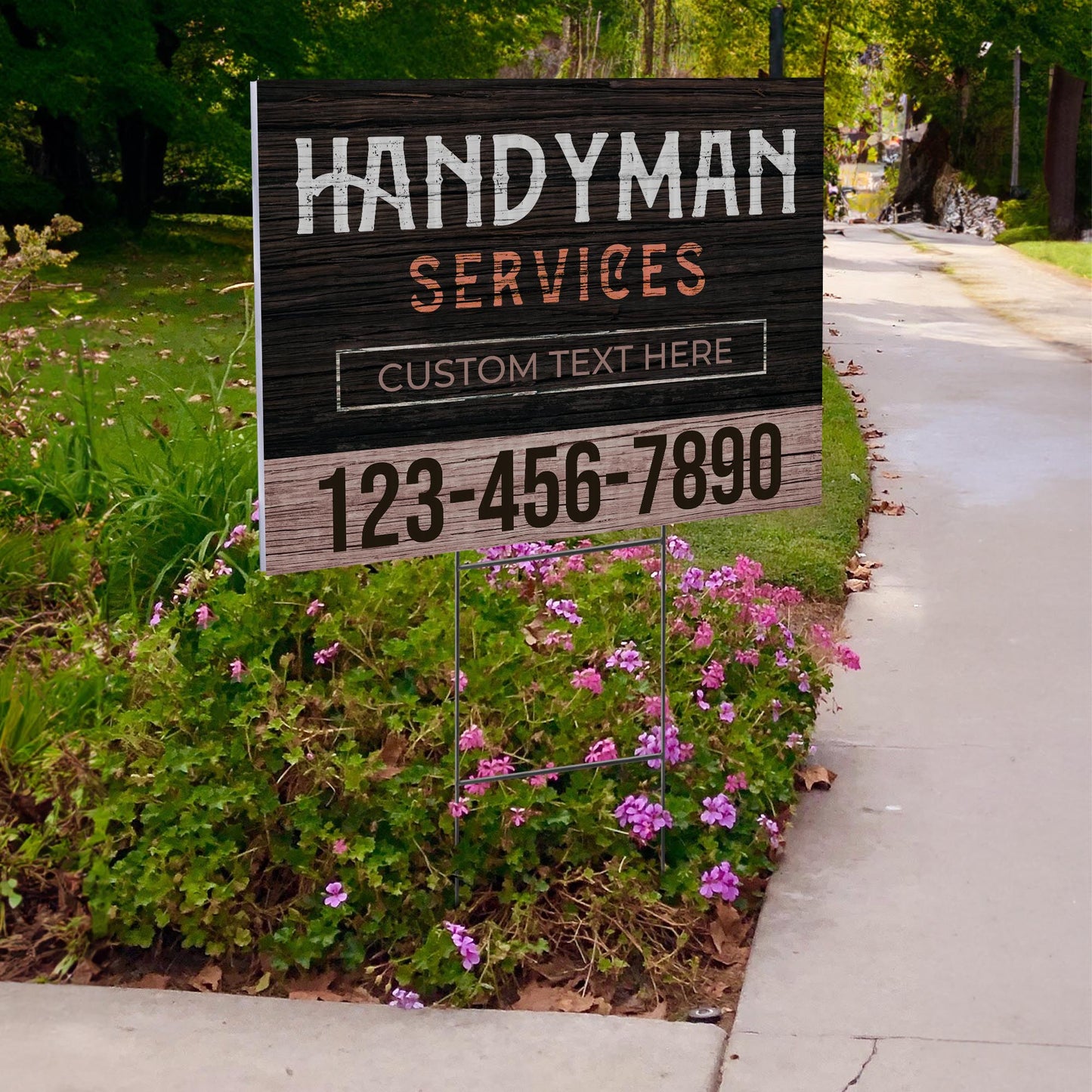 Handyman Service Yard Sign Design 5 - BFS-HNDY-24X18-DS-D5-BFS-HNDY-24X18-SS-D5