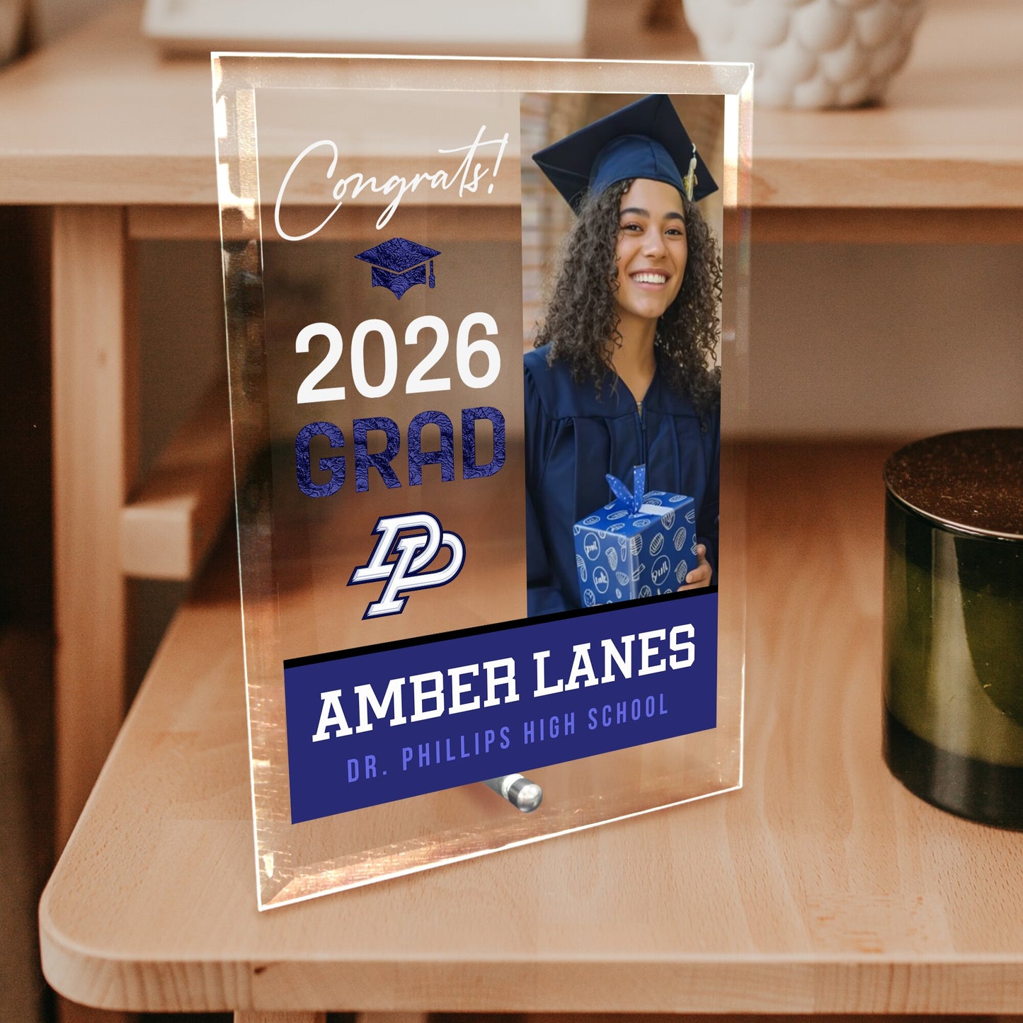 Dr. Phillips High School Glass Plaque Design 4
