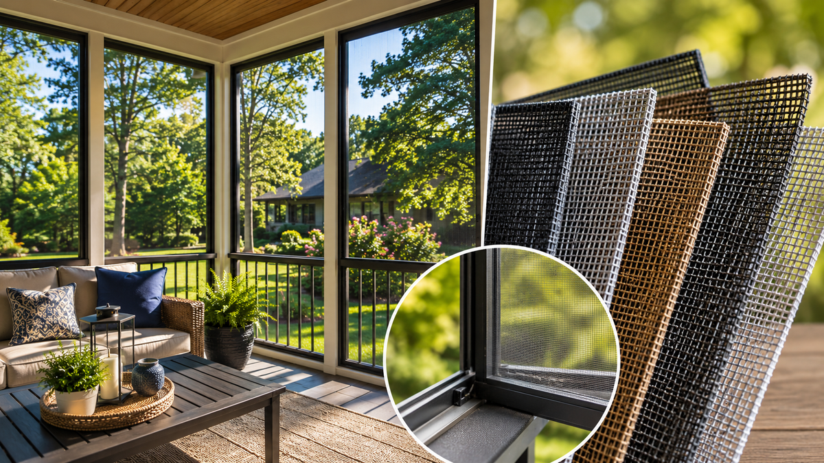 The Best Porch Screen for Summer: How to Choose the Right Material for Your Home