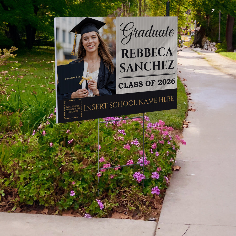 Personalized Graduation Yard Sign Design 1