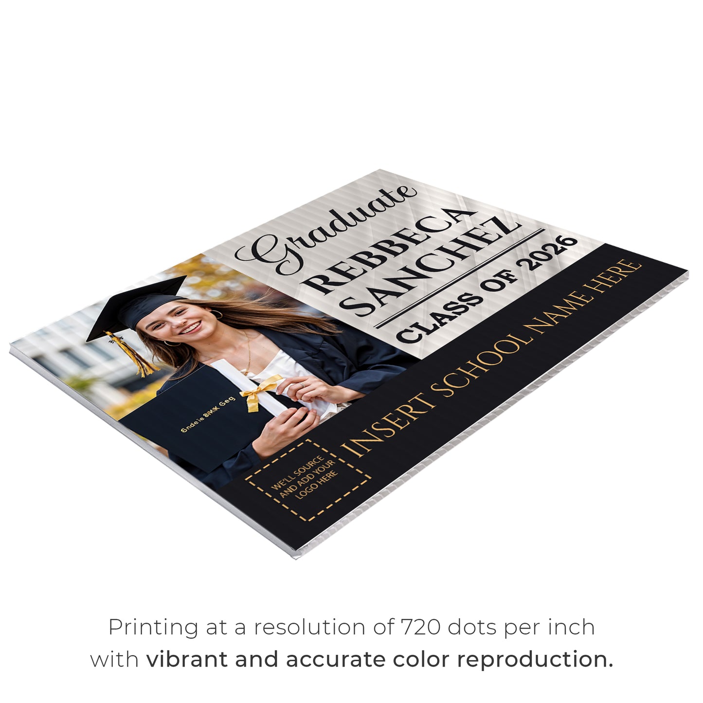 Personalized Graduation Yard Sign Design 1
