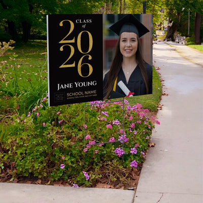 Personalized Graduation Yard Sign Design 2