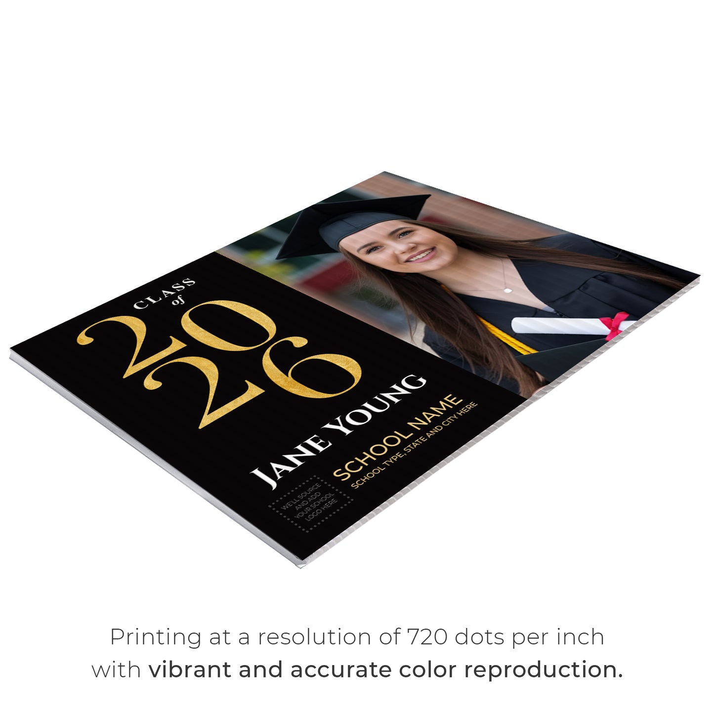 Personalized Graduation Yard Sign Design 2