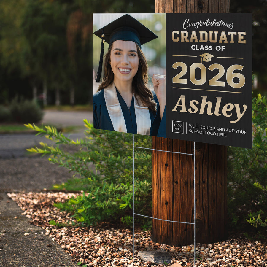 Personalized Graduation Yard Sign Design 3