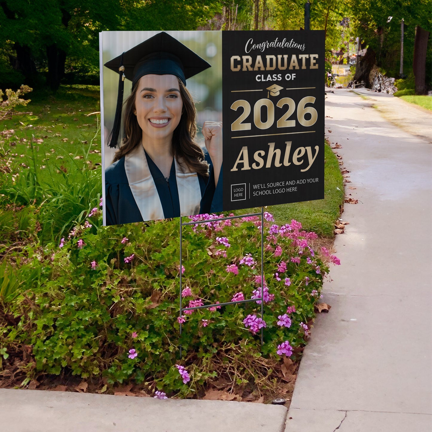 Personalized Graduation Yard Sign Design 3