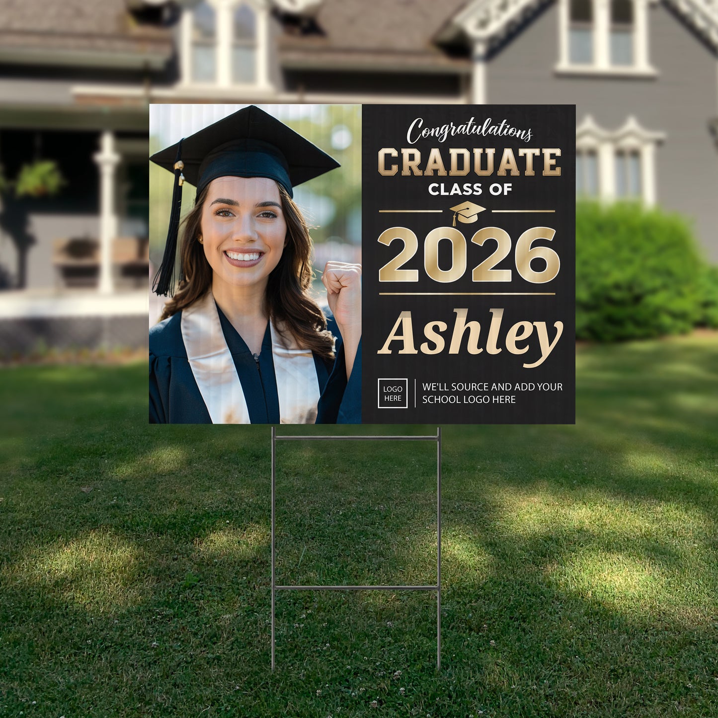 Personalized Graduation Yard Sign Design 3