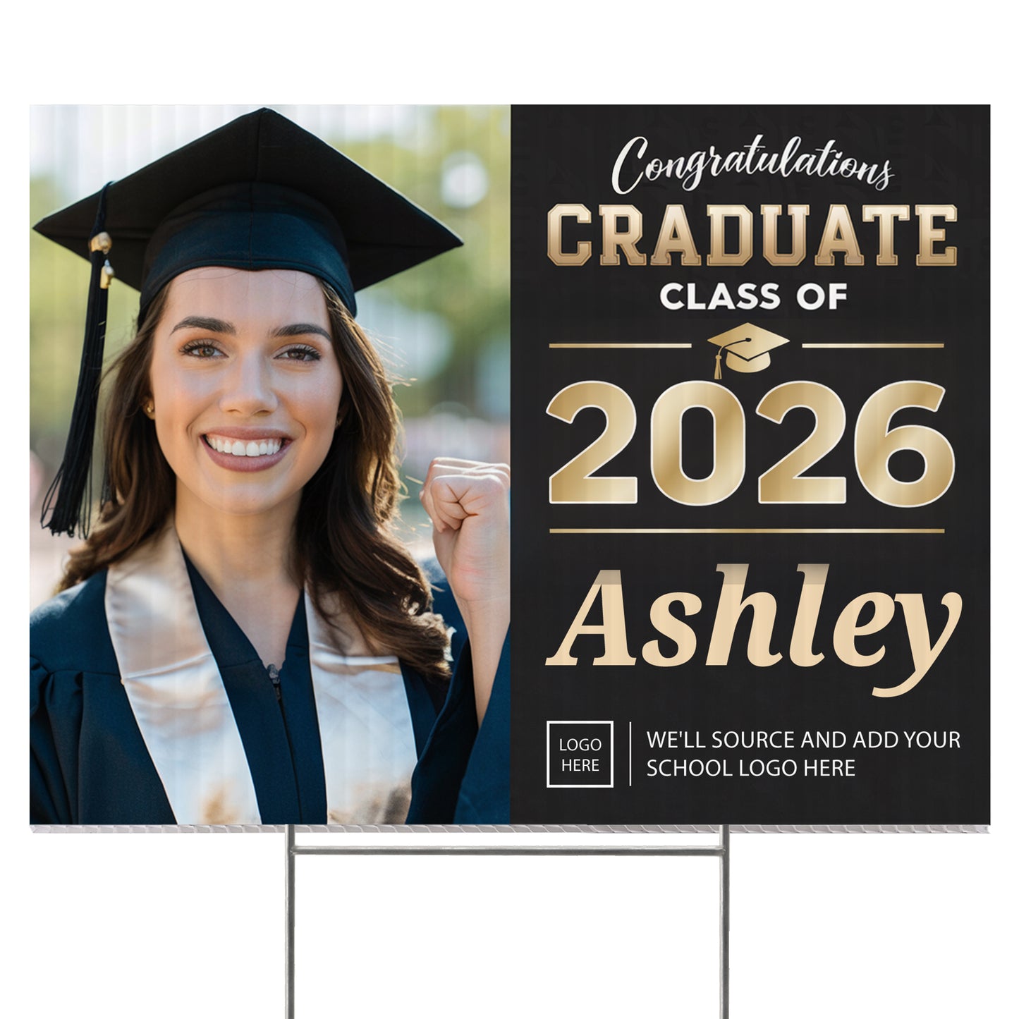 Personalized Graduation Yard Sign Design 3