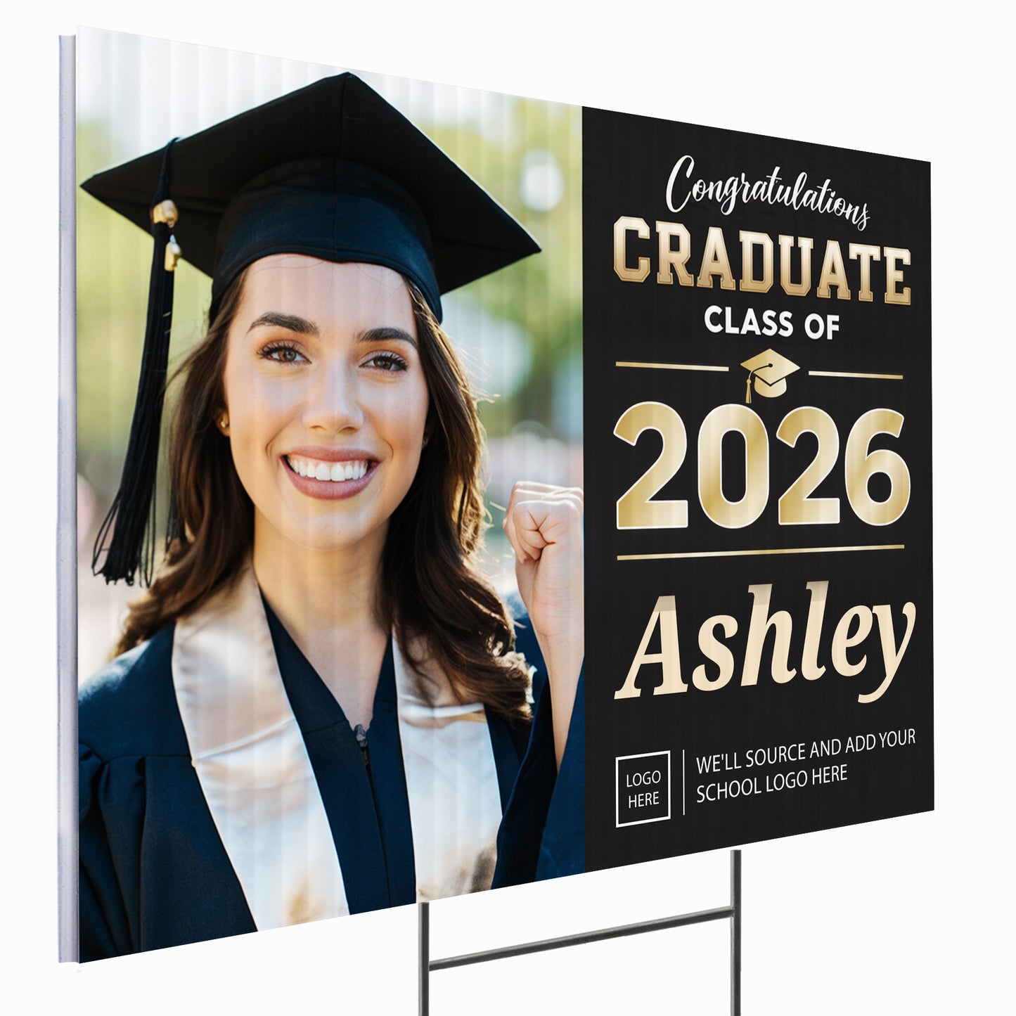 Personalized Graduation Yard Sign Design 3