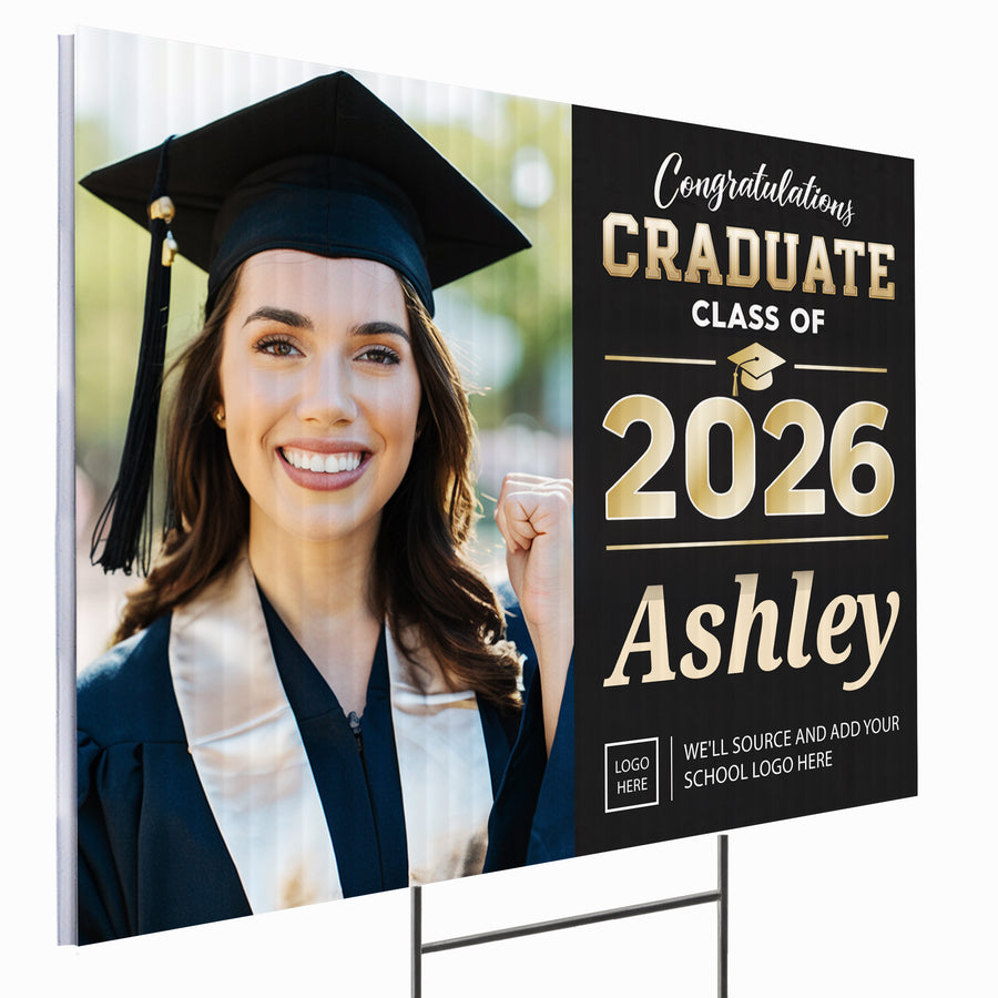 Personalized Graduation Yard Sign Design 3