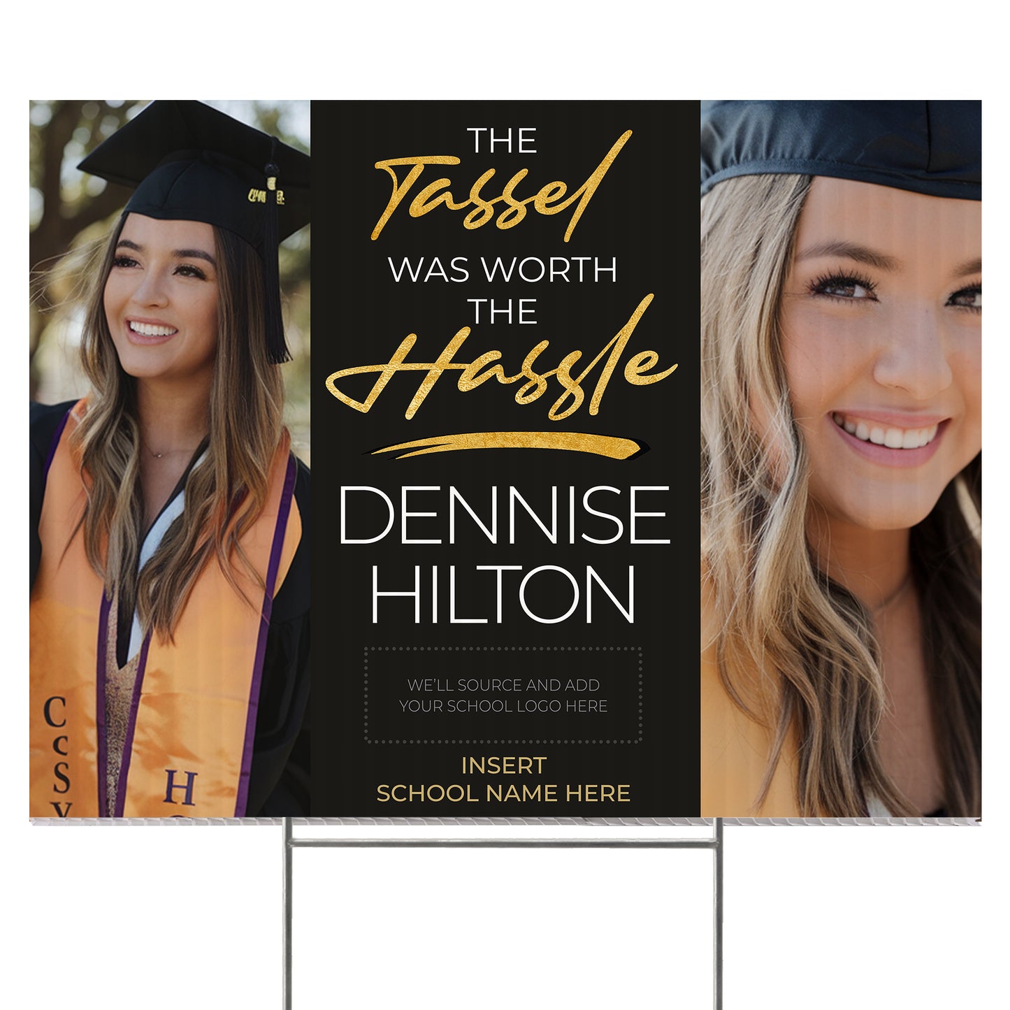 Personalized Graduation Yard Sign Design 4