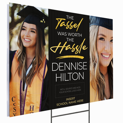 Personalized Graduation Yard Sign Design 4