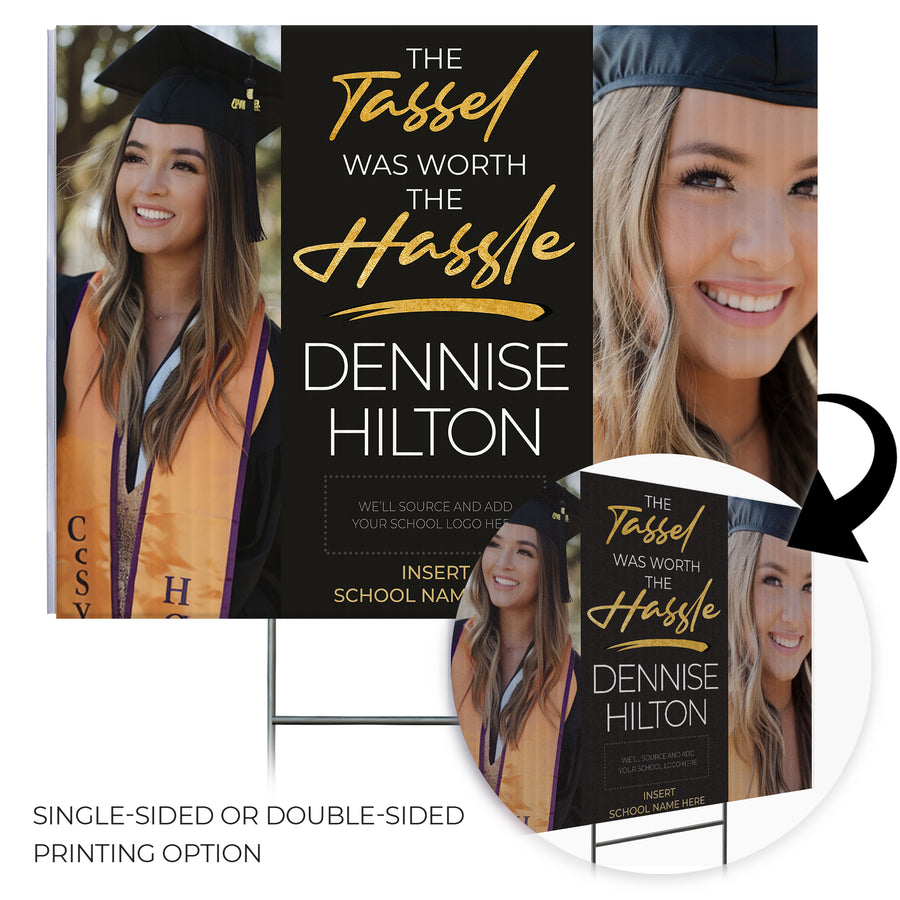 Personalized Graduation Yard Sign Design 4