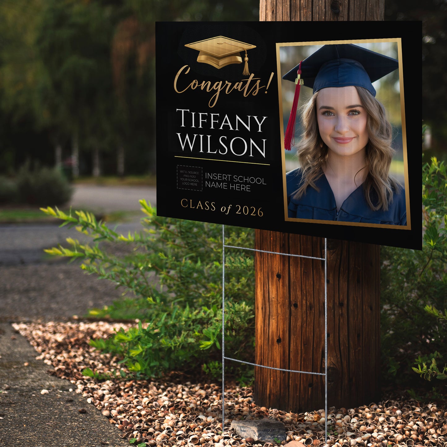 Personalized Graduation Yard Sign Design 5