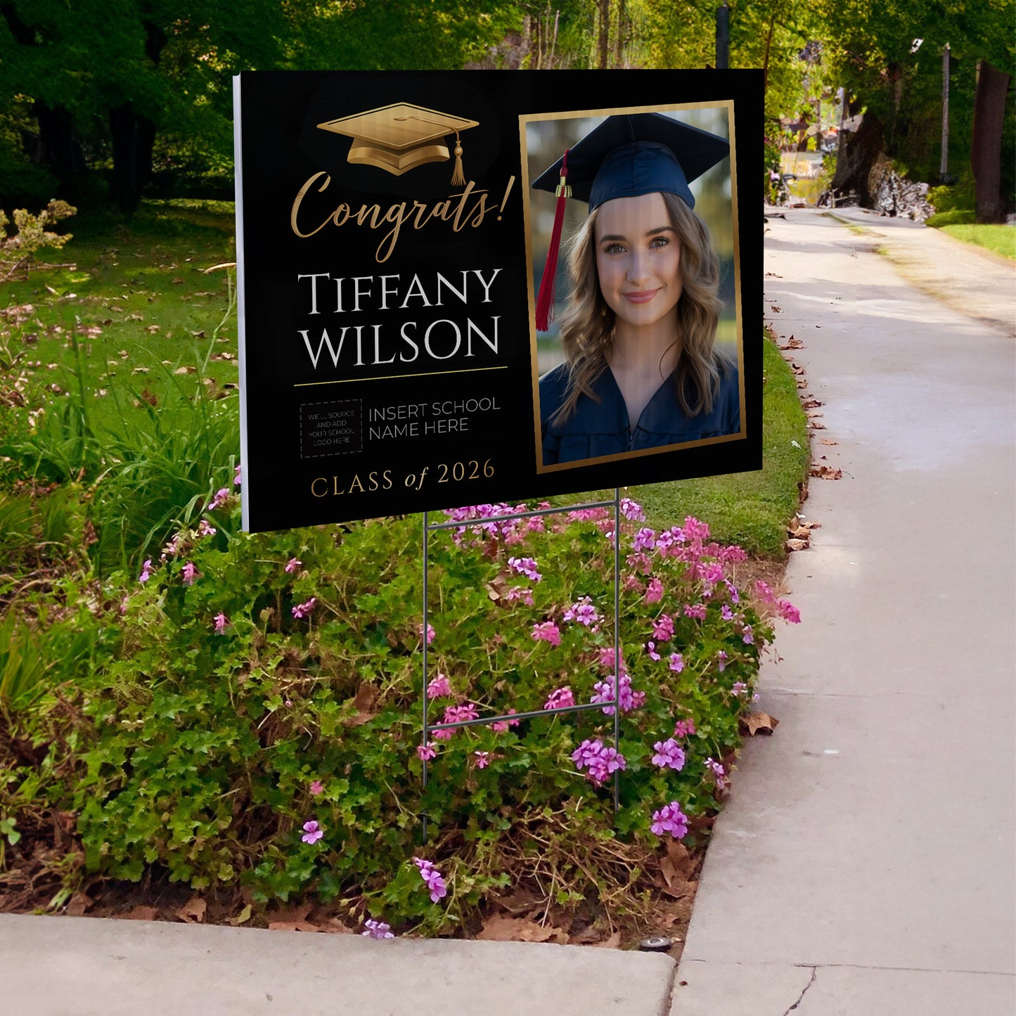 Personalized Graduation Yard Sign Design 5