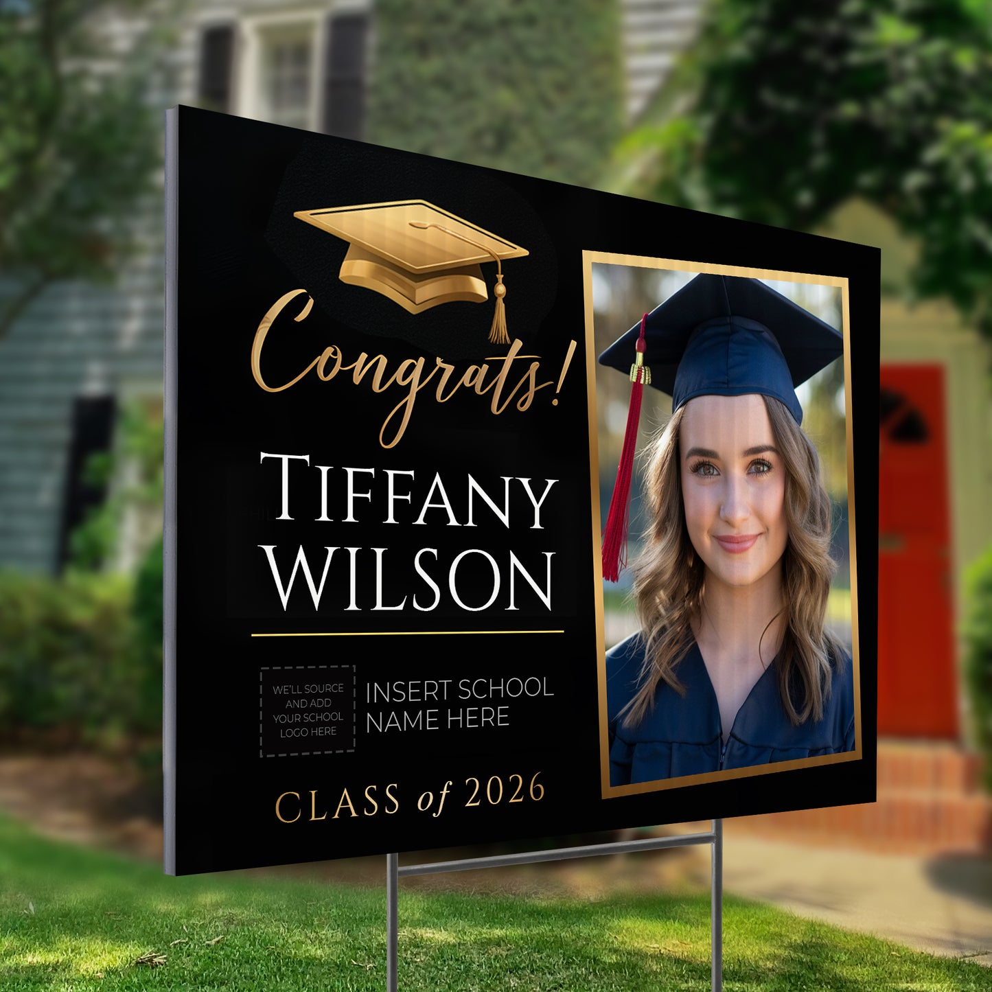 Personalized Graduation Yard Sign Design 5