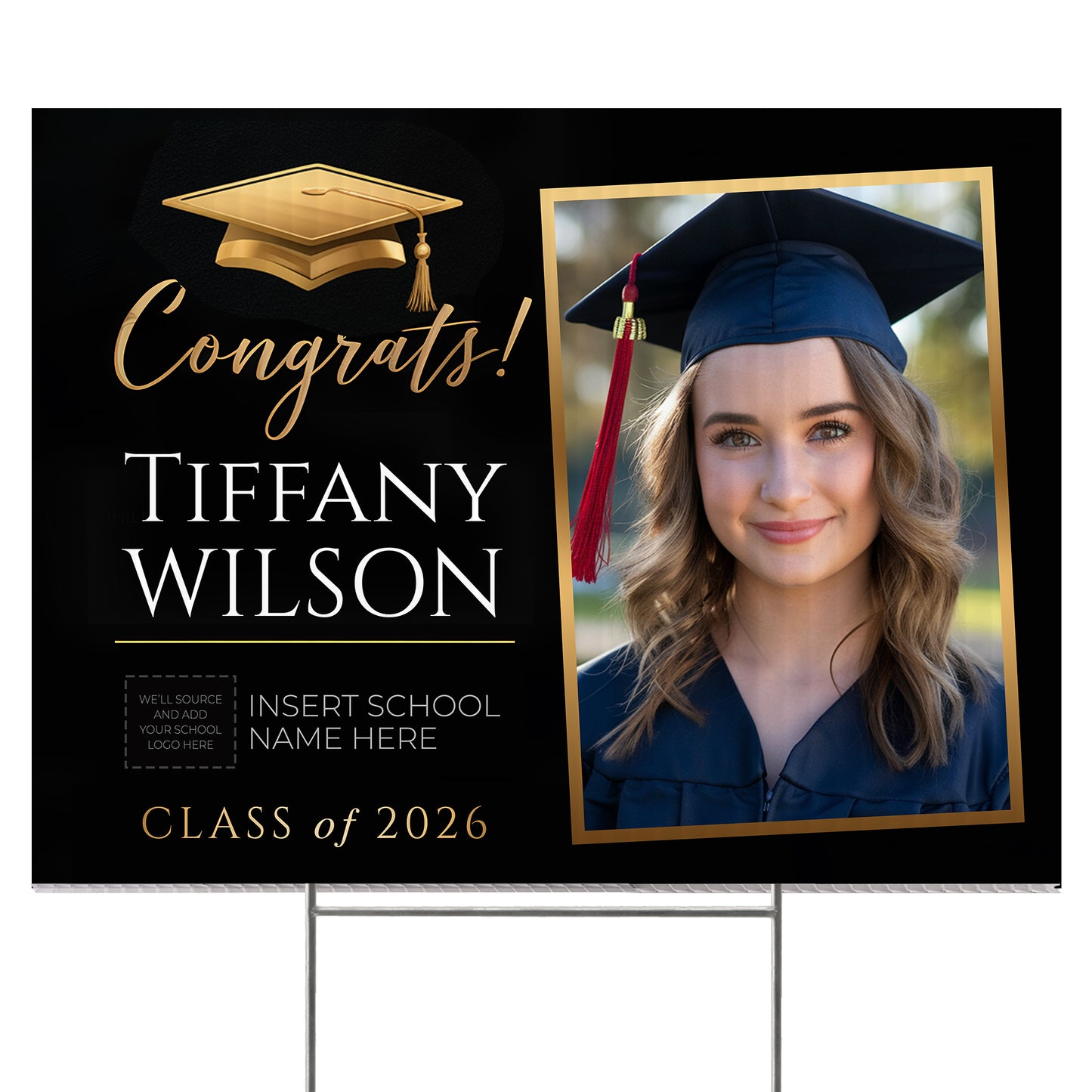 Personalized Graduation Yard Sign Design 5