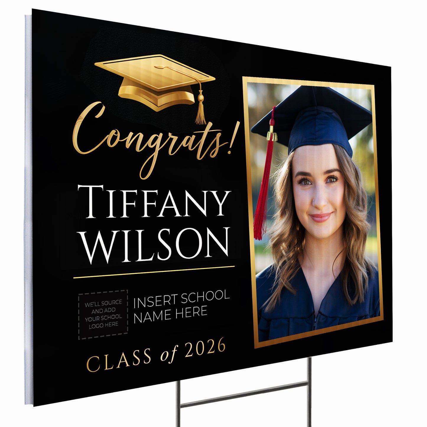 Personalized Graduation Yard Sign Design 5