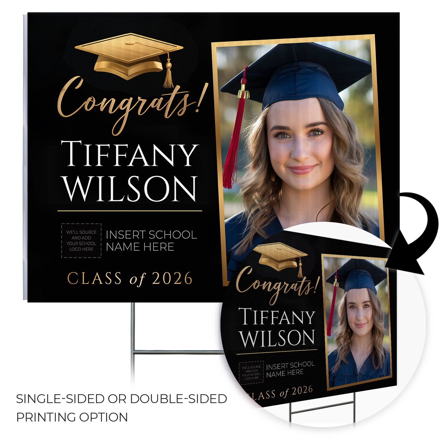 Personalized Graduation Yard Sign Design 5
