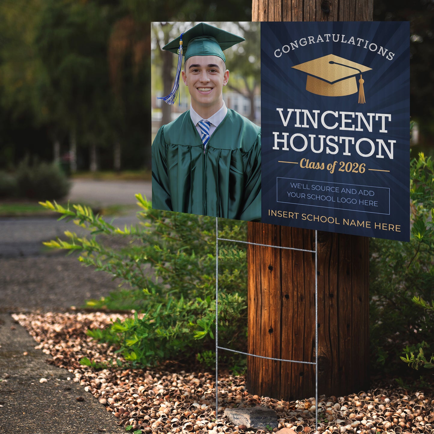 Personalized Graduation Yard Sign Design 6