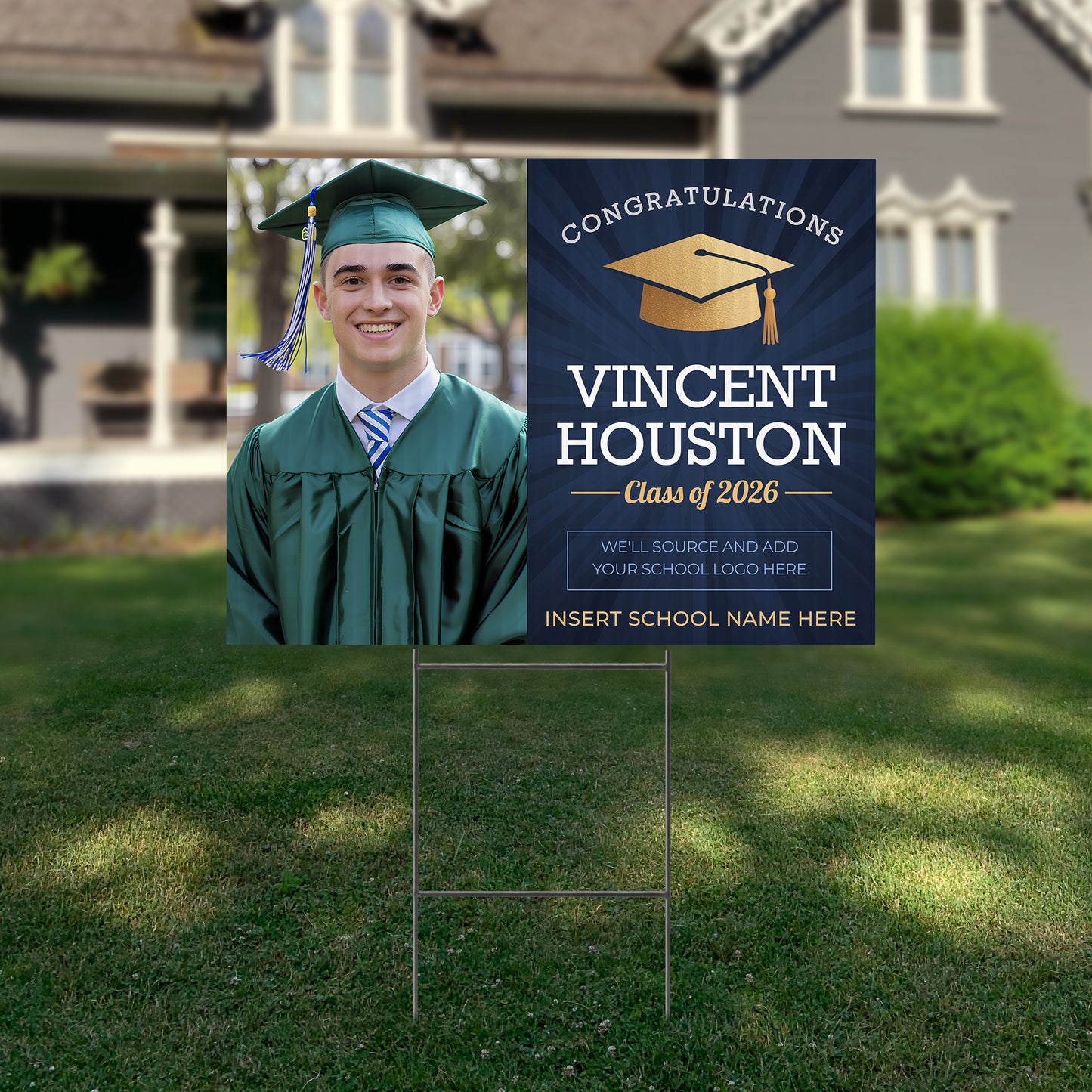 Personalized Graduation Yard Sign Design 6