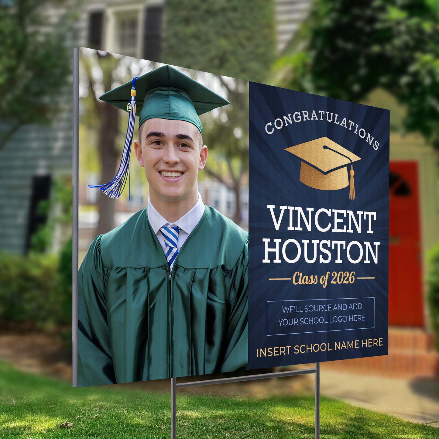 Personalized Graduation Yard Sign Design 6