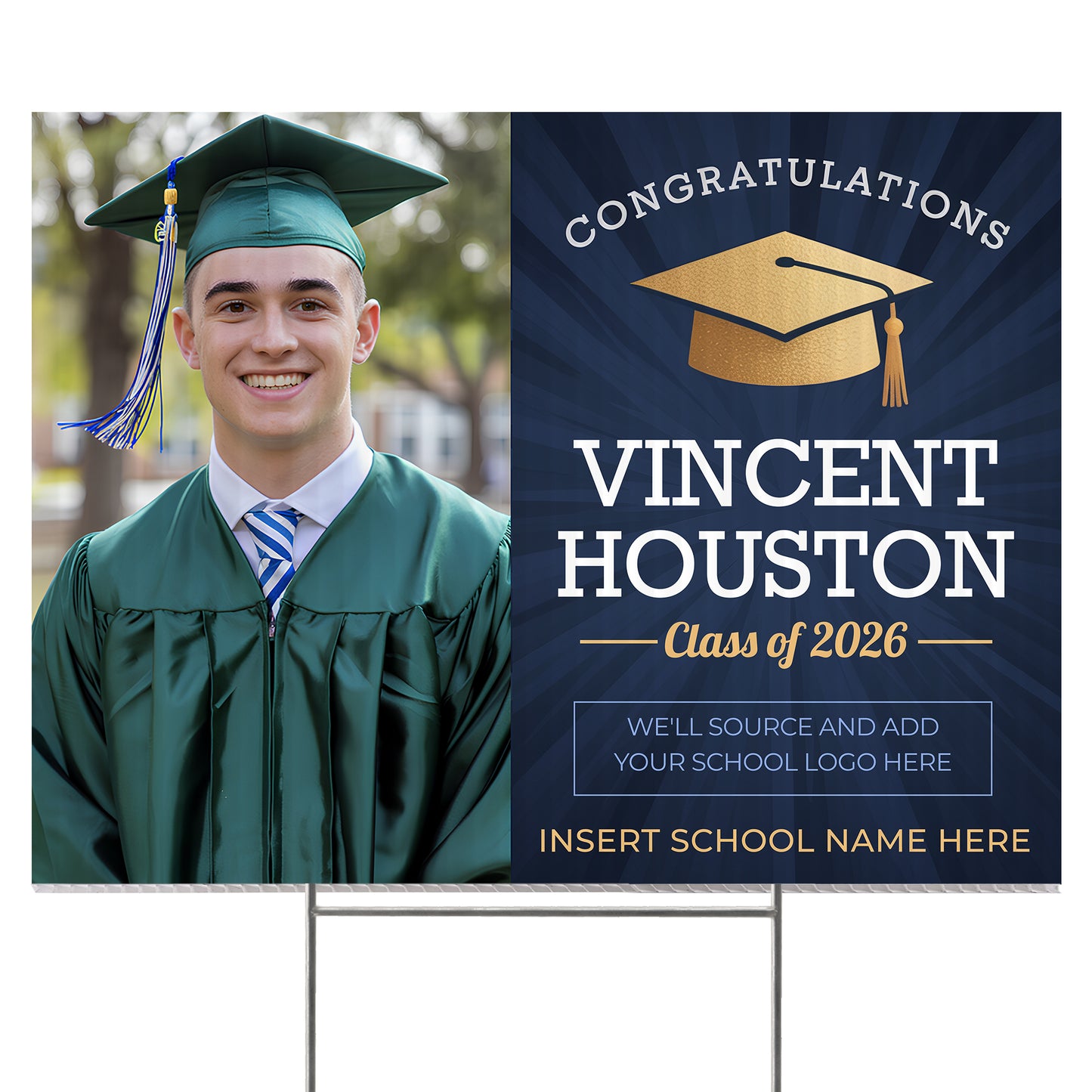 Personalized Graduation Yard Sign Design 6