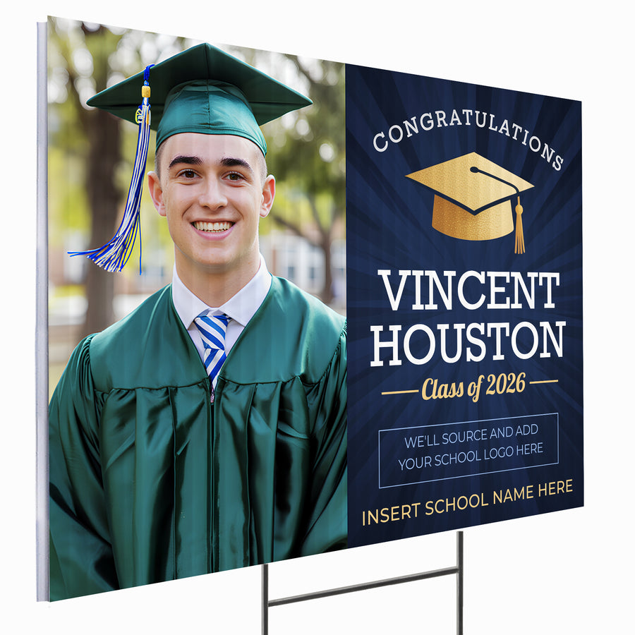 Personalized Graduation Yard Sign Design 6