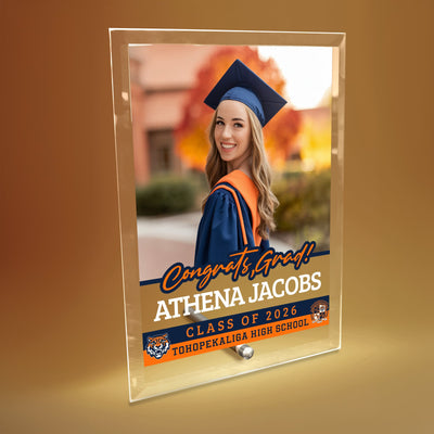 Tohopekaliga High School Glass Plaque Design 2