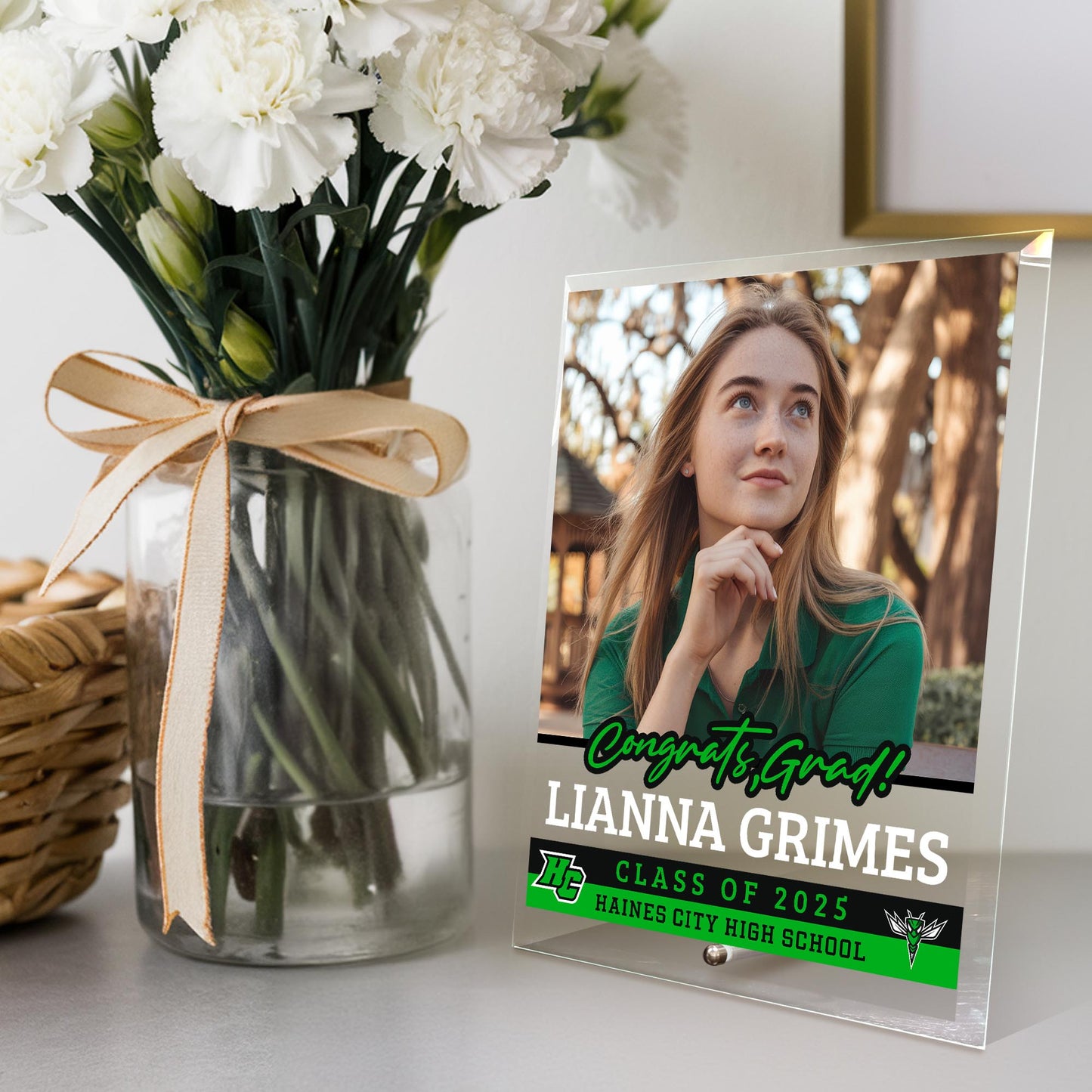 Haines City Senior High School Glass Plaque Design 2