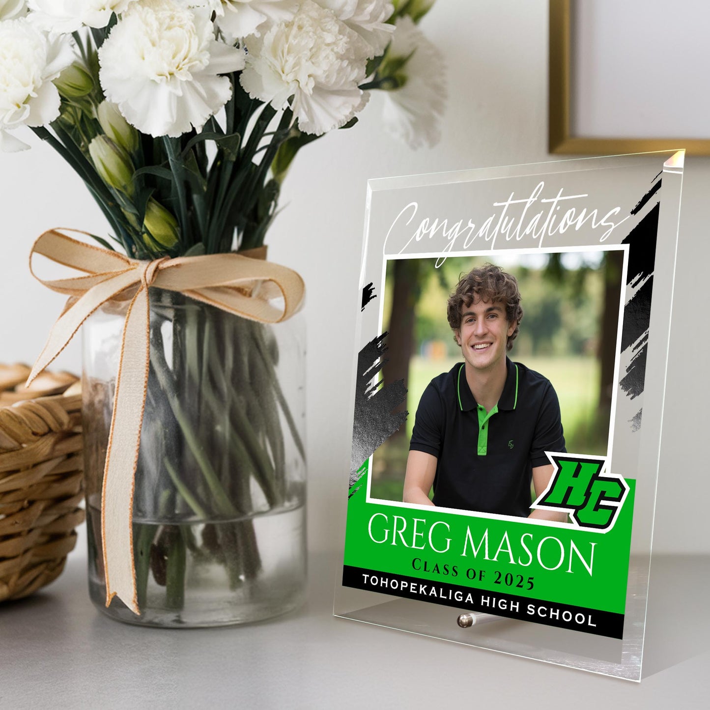 Haines City Senior High School Glass Plaque Design 5