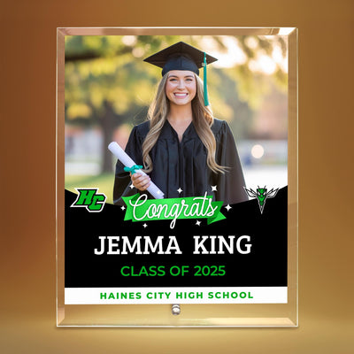 Haines City Senior High School Glass Plaque Design 6