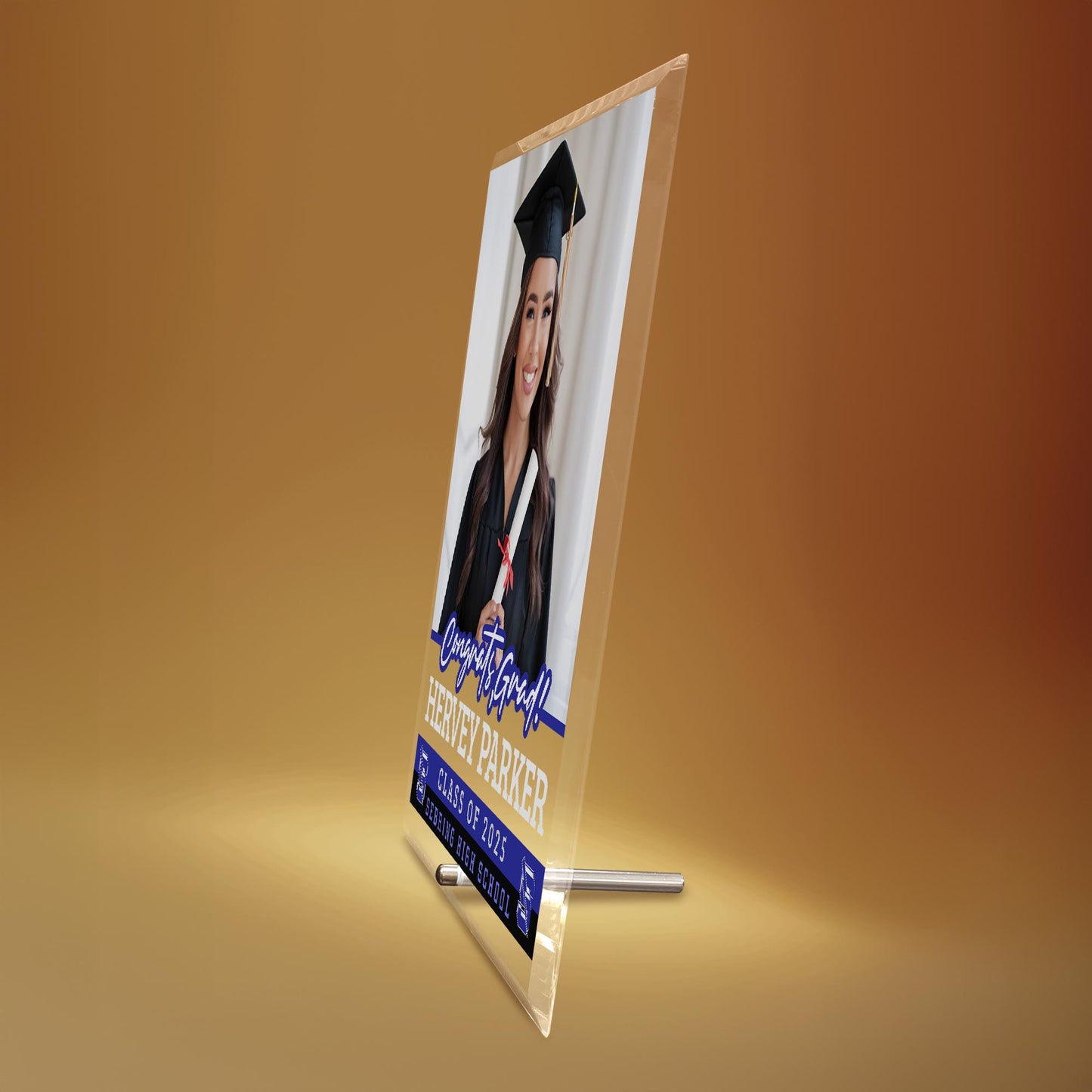 Sebring High School Glass Plaque Design 2