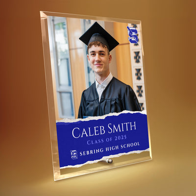 Sebring High School Glass Plaque Design 3