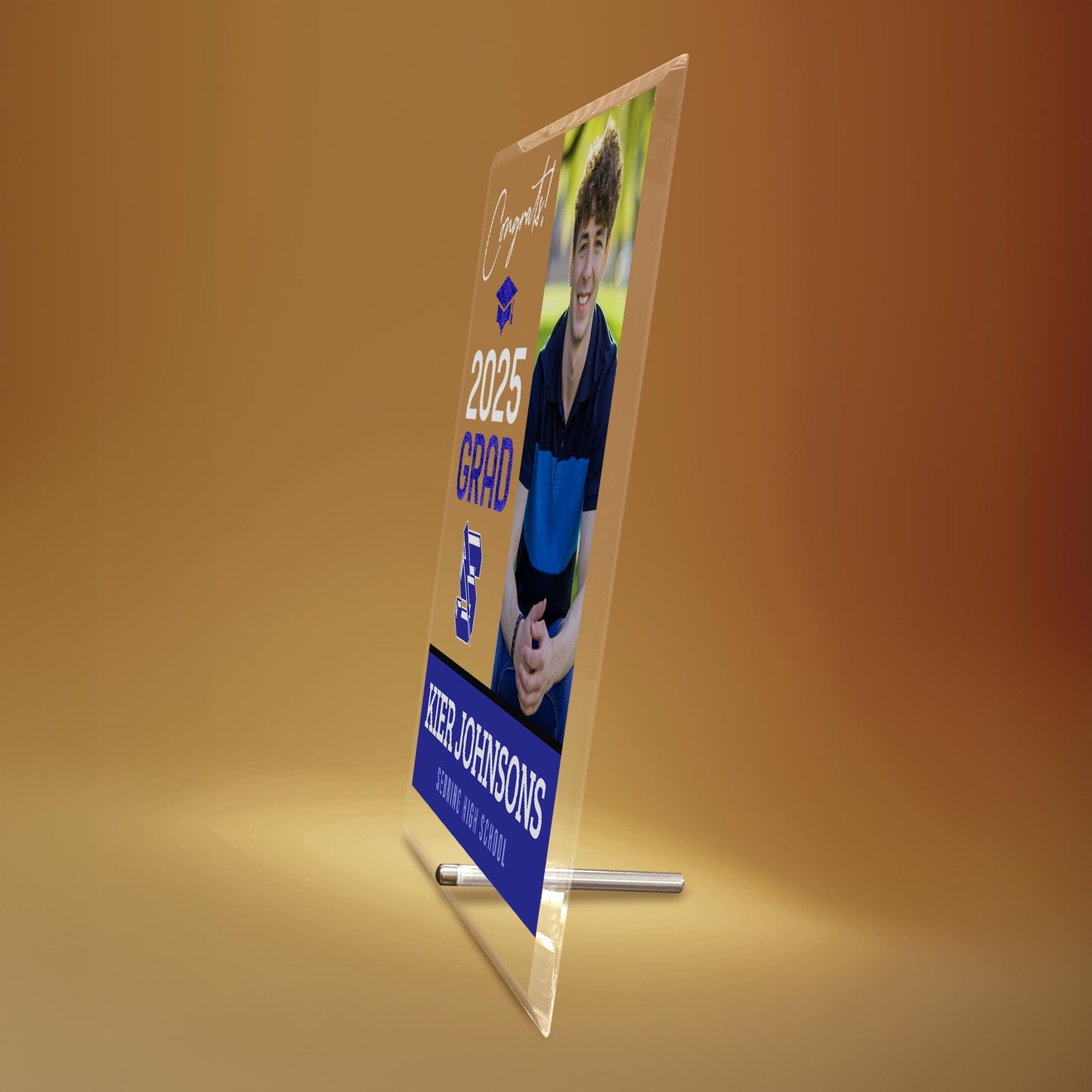 Sebring High School Glass Plaque Design 4