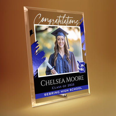 Sebring High School Glass Plaque Design 5