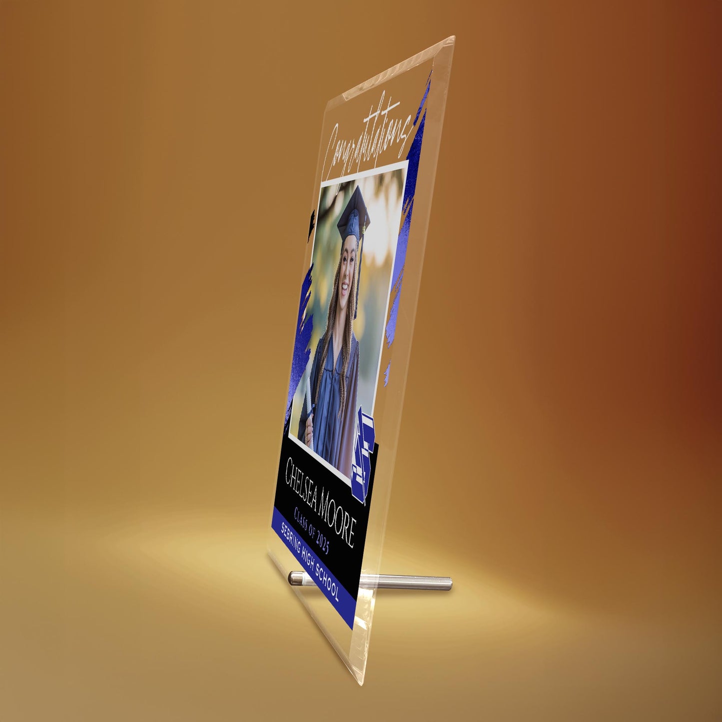 Sebring High School Glass Plaque Design 5