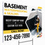 Basement Waterproofing and Sealing Services Yard Sign Design 3 -  BFS-BSMNT-24X18-DS-D3-BFS-BSMNT-24X18-SS-D3