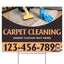 Carpet Cleaning Services Yard Sign Design 5 -  BFS-CARPCL-24X18-DS-D5-BFS-CARPCL-24X18-SS-D5