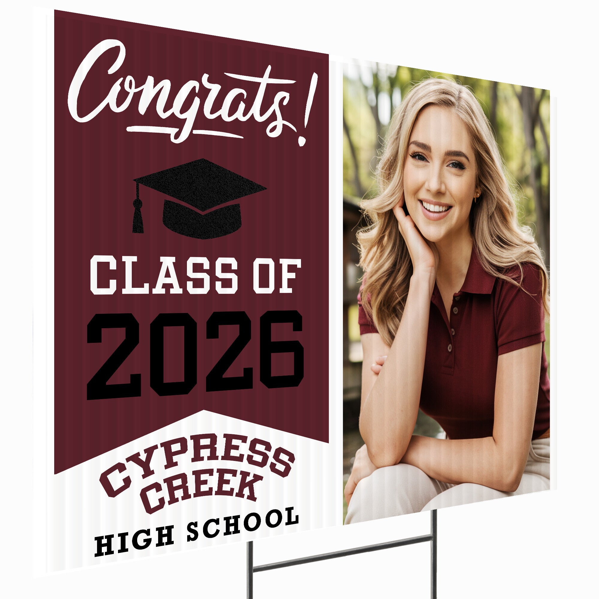 Cypress Creek High School Design 2 – Yard Sign Wizards