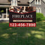 Fireplace Cleaning Services Yard Sign Design 1