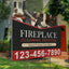 Fireplace Cleaning Services Yard Sign Design 1