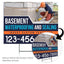 Basement Waterproofing and Sealing Services Yard Sign Design 1 -  BFS-BSMNT-24X18-DS-D1-BFS-BSMNT-24X18-SS-D1