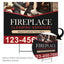 Fireplace Cleaning Services Yard Sign Design 1