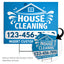 House Cleaning Services Yard Sign Design 1 -  BFS-HSCL-24X18-DS-D1-BFS-HSCL--24X18-SS-D1