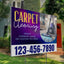 Carpet Cleaning Services Yard Sign Design 2