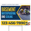 Basement Waterproofing and Sealing Services Yard Sign Design 2 -  BFS-BSMNT-24X18-DS-D2-BFS-BSMNT-24X18-SS-D2